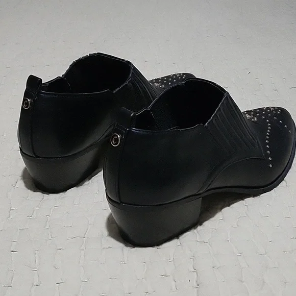 Circus by Sam Edelman Black Studded Booties Womens Size 9.5 Medium - Picture 5 of 11